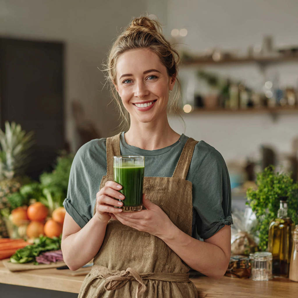 Happy European family of three generations smiling together outdoors in a garden setting, natural warm lighting, lifestyle photography